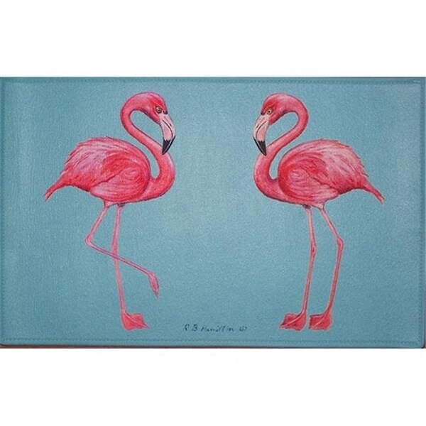 Betsy Drake Betsy Drake DM084G Flamingo Door Mat 30"x50" DM084G - main